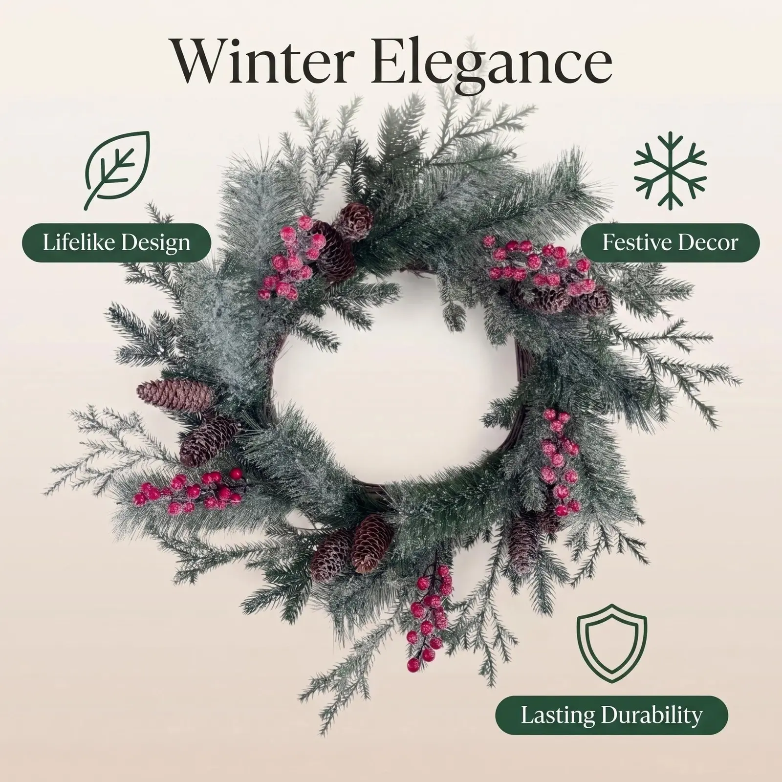 Christmas Wreaths YSN-C00002-24
