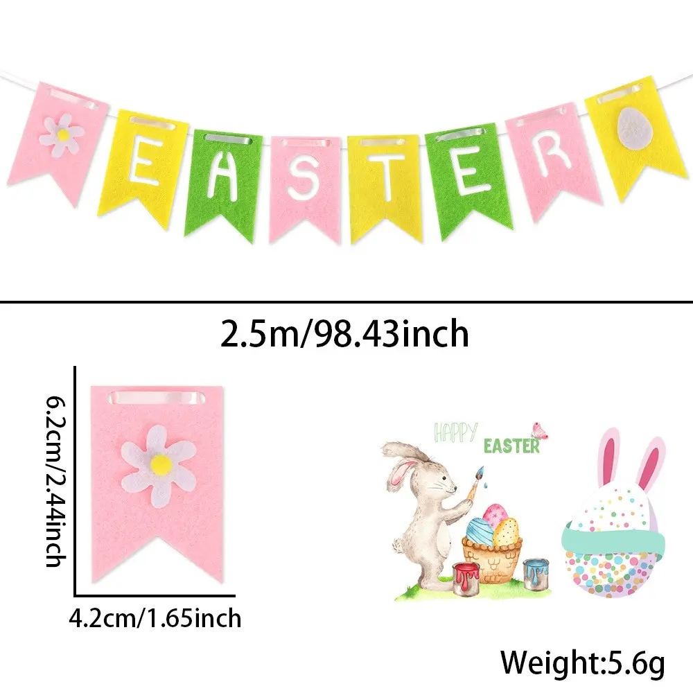 Easter Felt Garlands YSN-E-00002-3