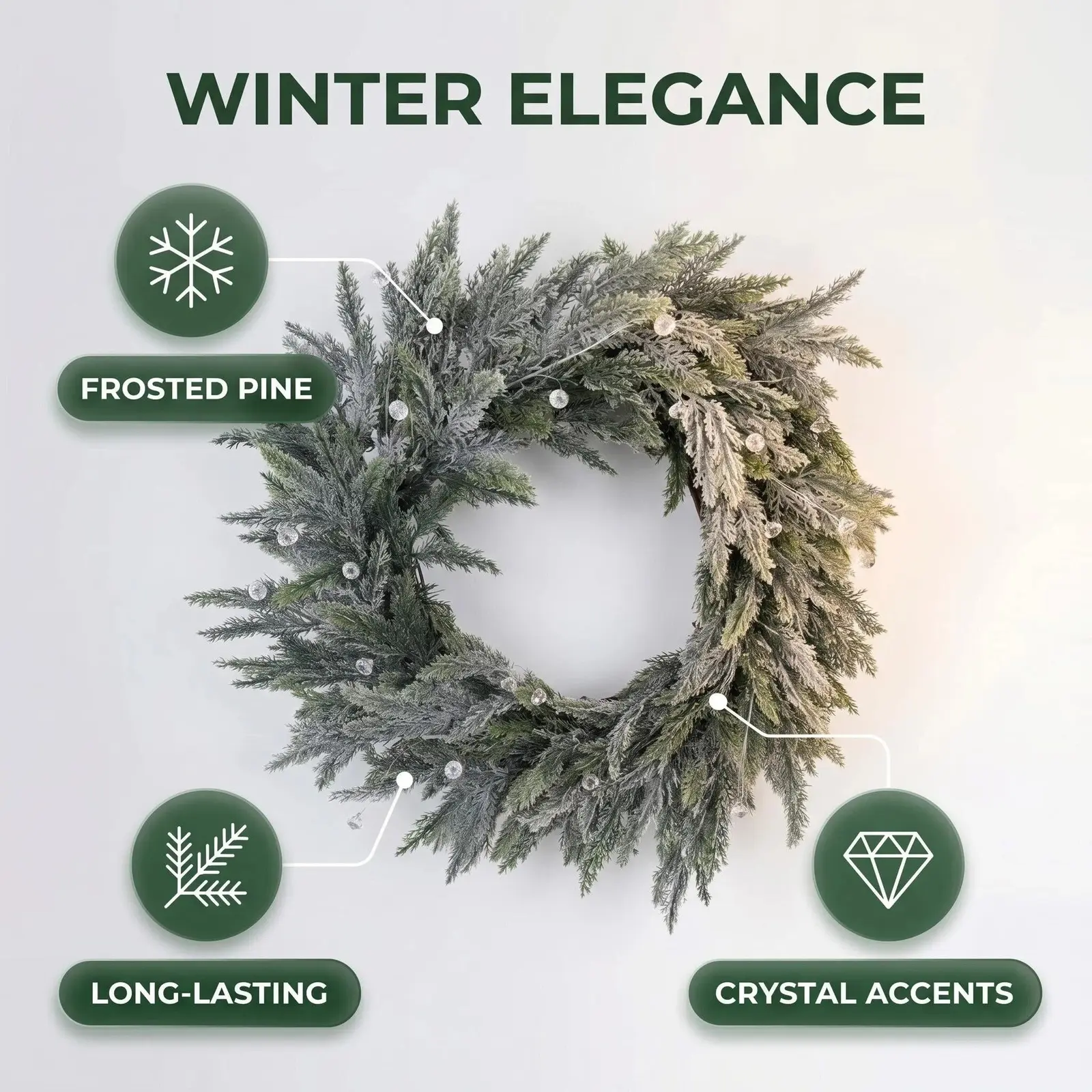 Christmas Wreaths YSN-C00002-5