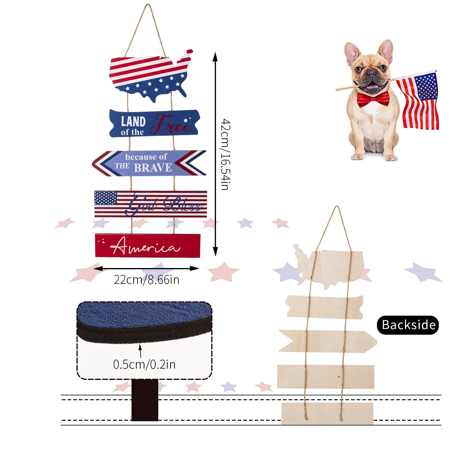 Independence Day Decorations YSN-D-00012-9