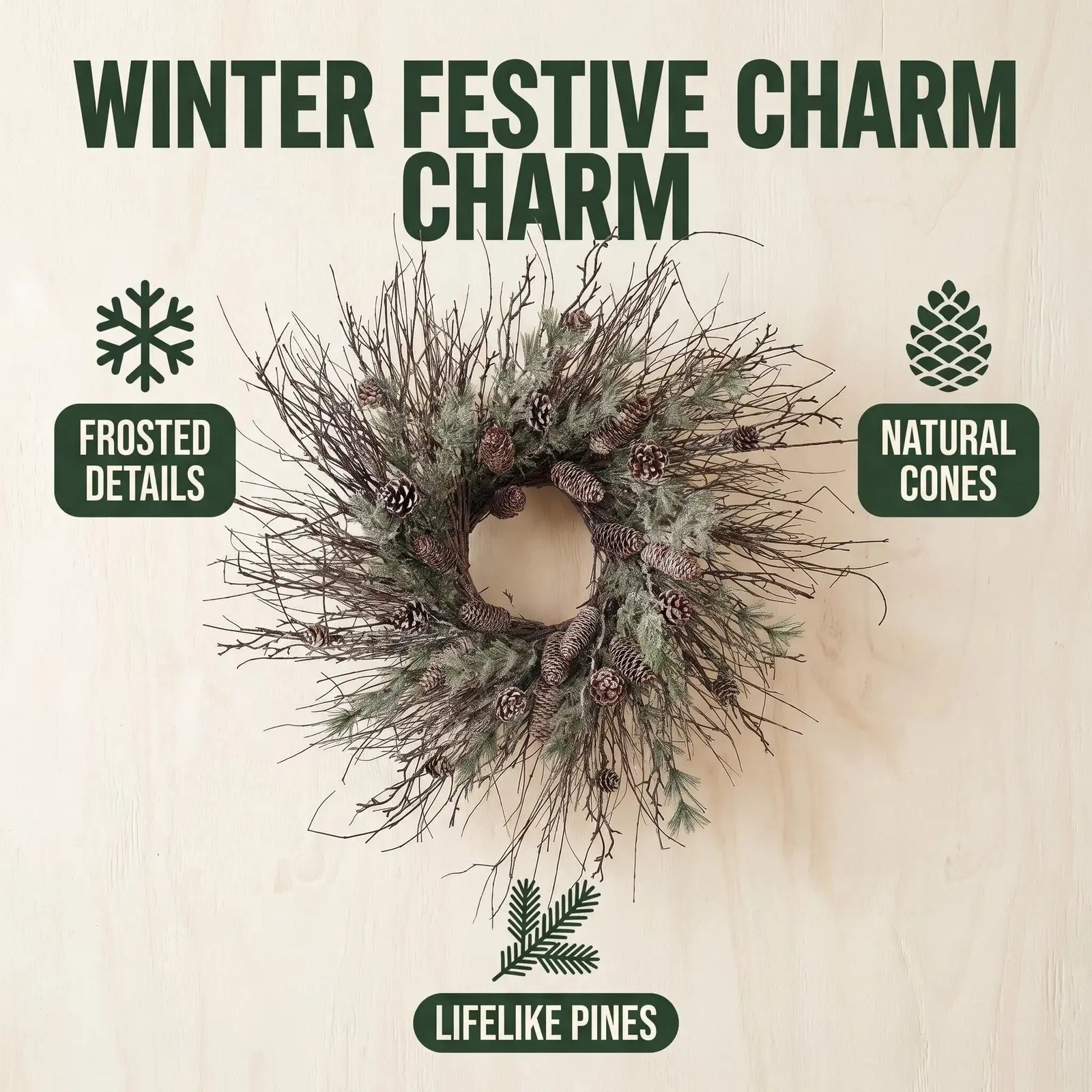 Christmas Wreaths YSN-C00002-33