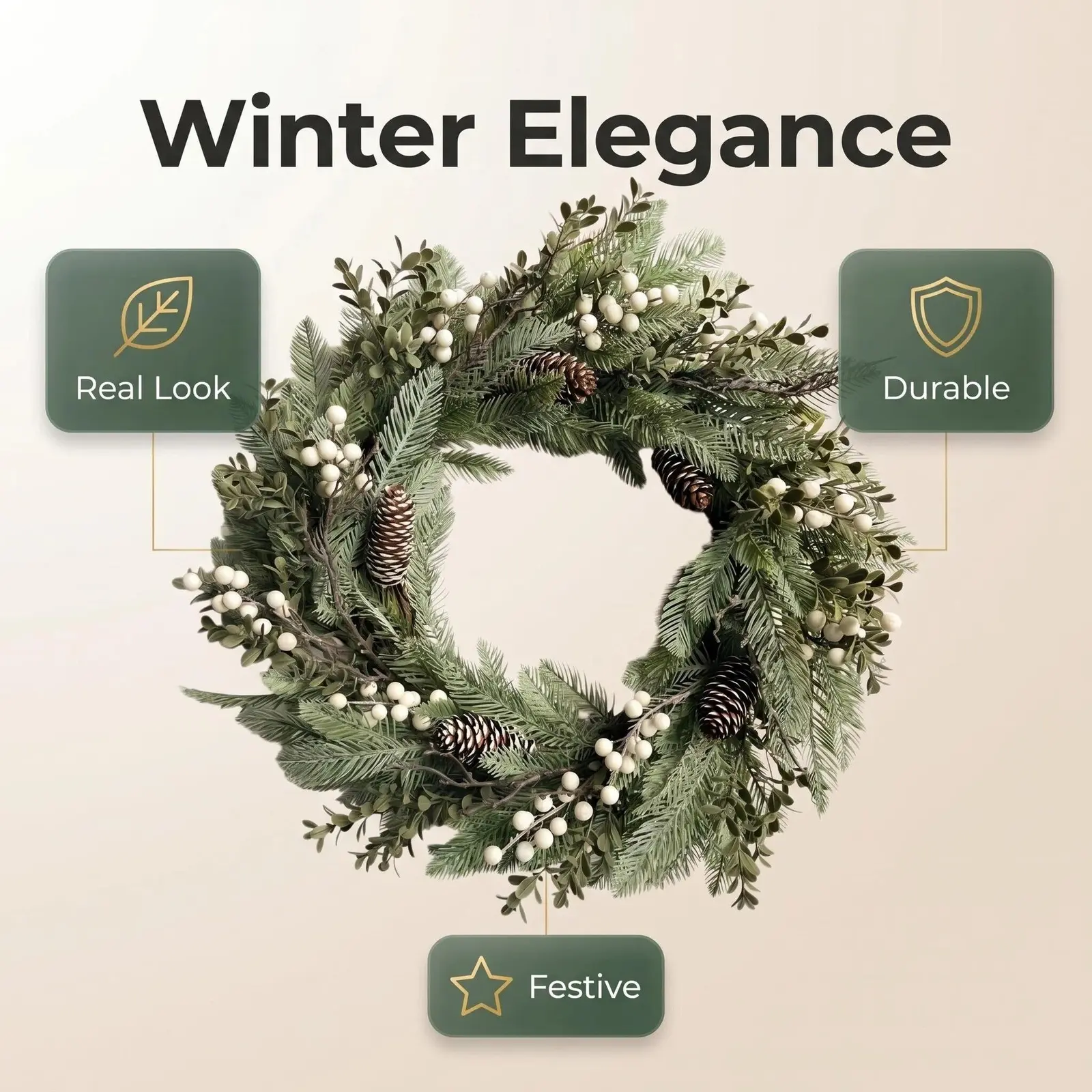 Christmas Wreaths YSN-C00002-38