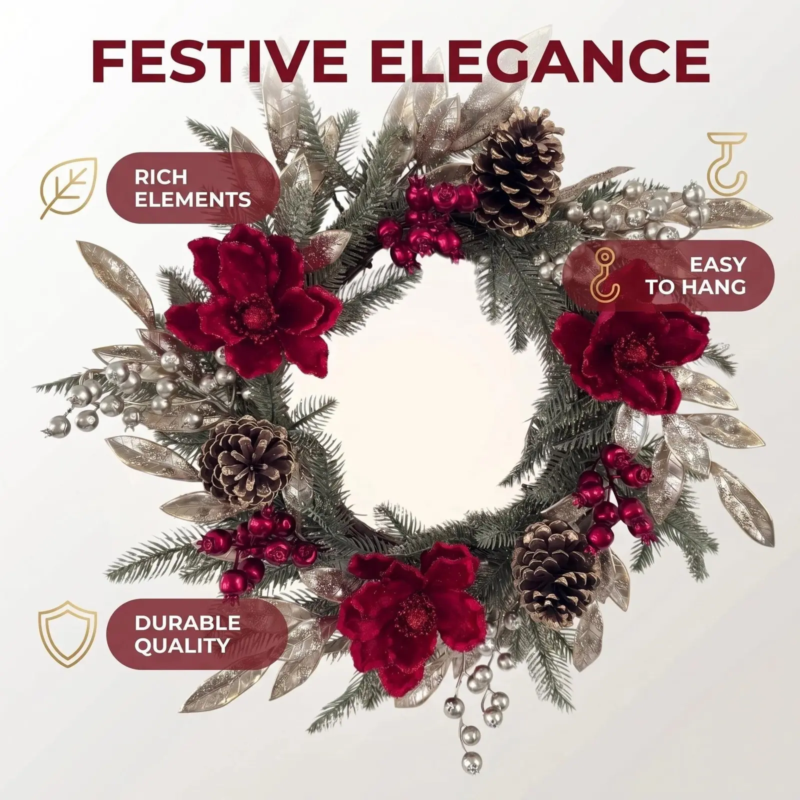 Christmas Wreaths YSN-C00002-20