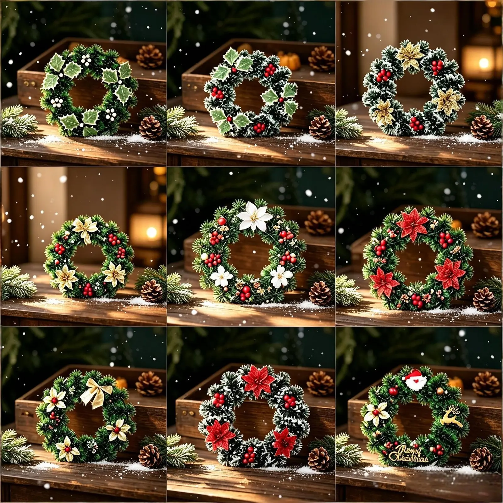 Christmas Wreaths O1CN01N1OJSK1WWJ82WVATC_!!2217693802853-0-CIB